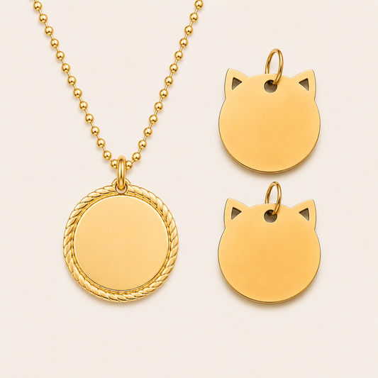 Collier Lune — Kit Compagnon (Minou)
