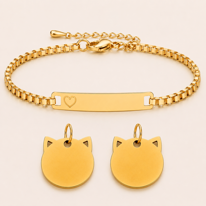 Bracelet Empreinte — Kit Compagnon (Minou)
