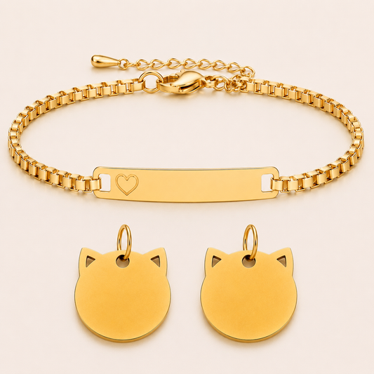 Bracelet Empreinte — Kit Compagnon (Minou)