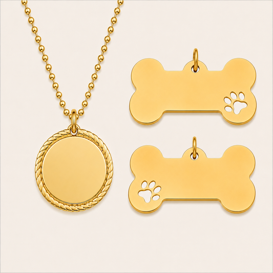 Collier Lune — Kit Compagnon (Toutou)