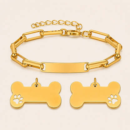 Bracelet Maillons — Kit Compagnon (Toutou)