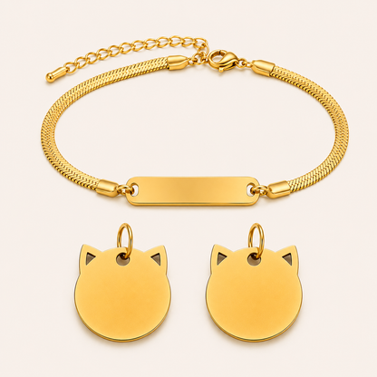 Bracelet Serpentine — Kit Compagnon (Minou)