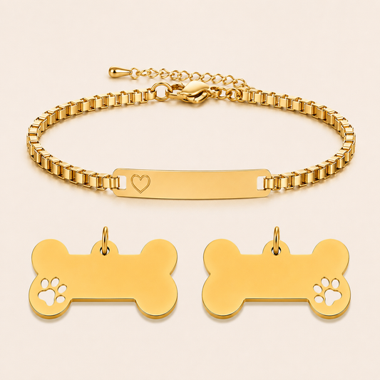 Bracelet Empreinte — Kit Compagnon (Toutou)